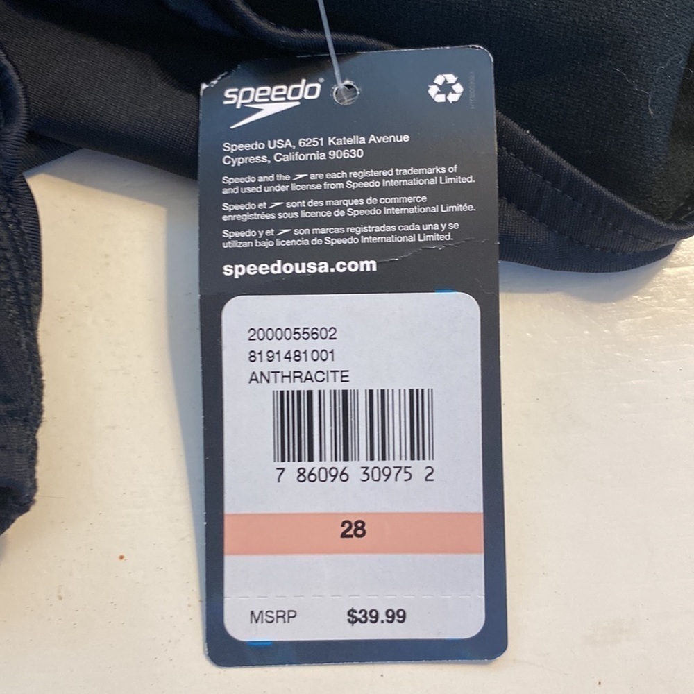 Speedo Youth Prolt Style 8191481 One Piece Swimsuit Lined Size 28 Nwt — image 6 of 8